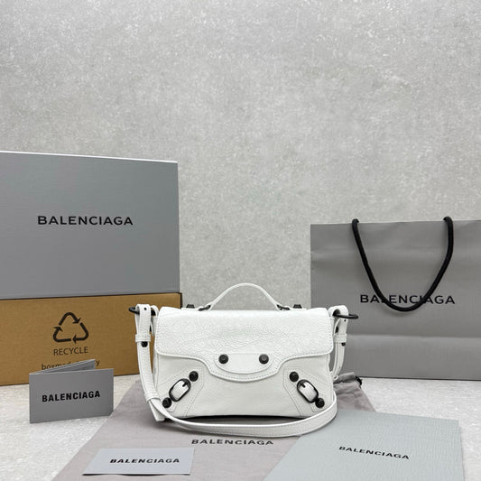 Balenciaga LE City Bag White