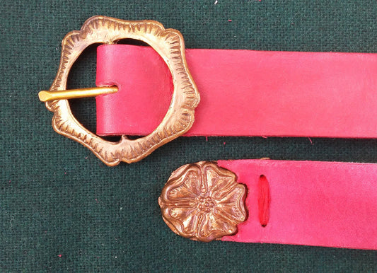 16th Century Rose Belt, Red - FB164