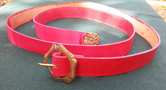 16th Century Rose Belt, Red - FB164